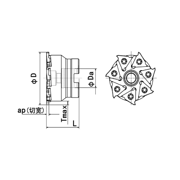 Торцевая фреза Chai Tools 3CGF